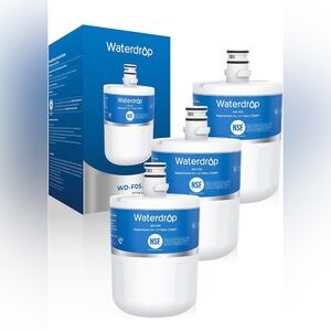 NEW Waterdrop WD-F05 Refrigerator Water Filter 3 Pack for LG LT500P
